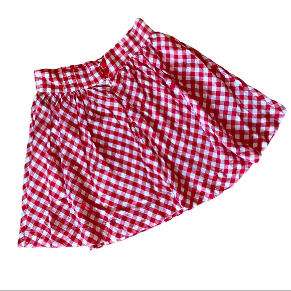 Forever 21 Red Gingham Skater Skirt | Medium - Picture 4 of 9